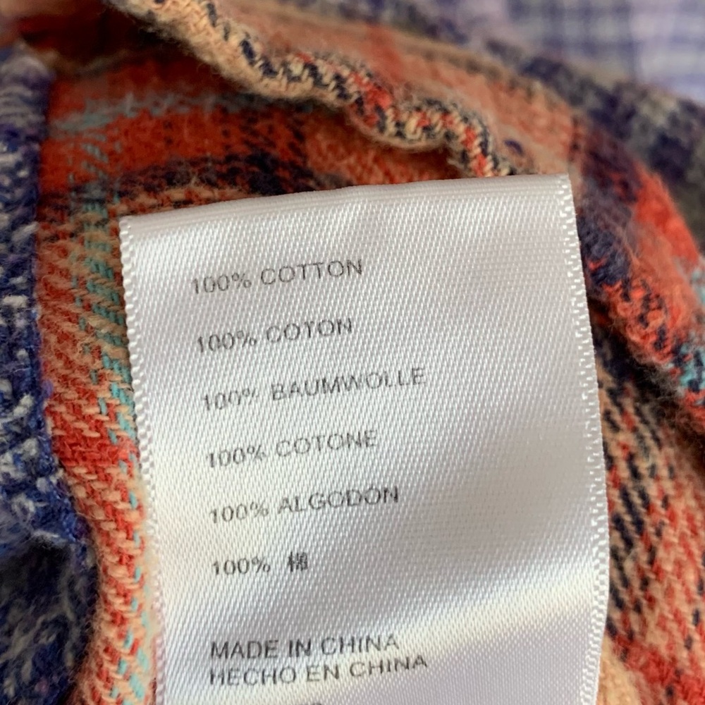 Bdg Patchwork Plaid Flannel Button Down Shirt Wom… - image 7